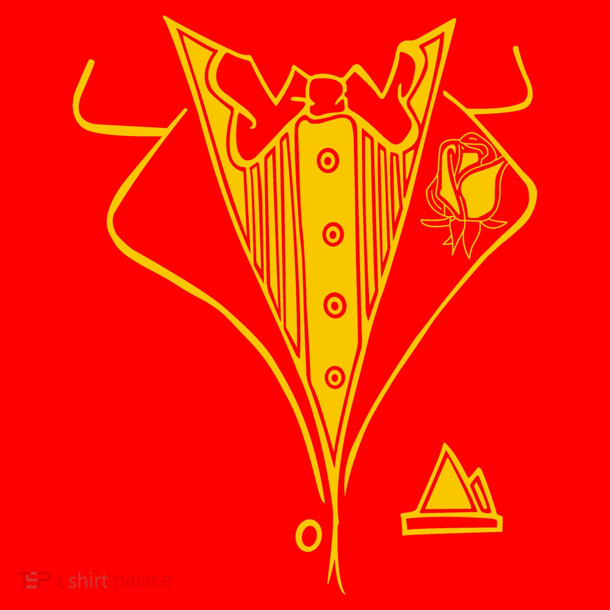 Golden Tuxedo Santa Hat
