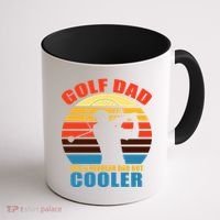 Golf Dad Like A Regular Dad But Cooler Coffee Mug thumb 1