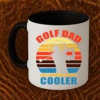Golf Dad Like A Regular Dad But Cooler Coffee Mug thumb 2