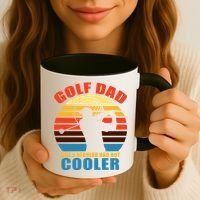 Golf Dad Like A Regular Dad But Cooler Coffee Mug thumb 3