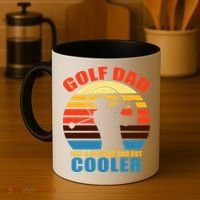 Golf Dad Like A Regular Dad But Cooler Coffee Mug thumb 4