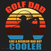 Golf Dad Like A Regular Dad But Cooler Beanie thumb 2