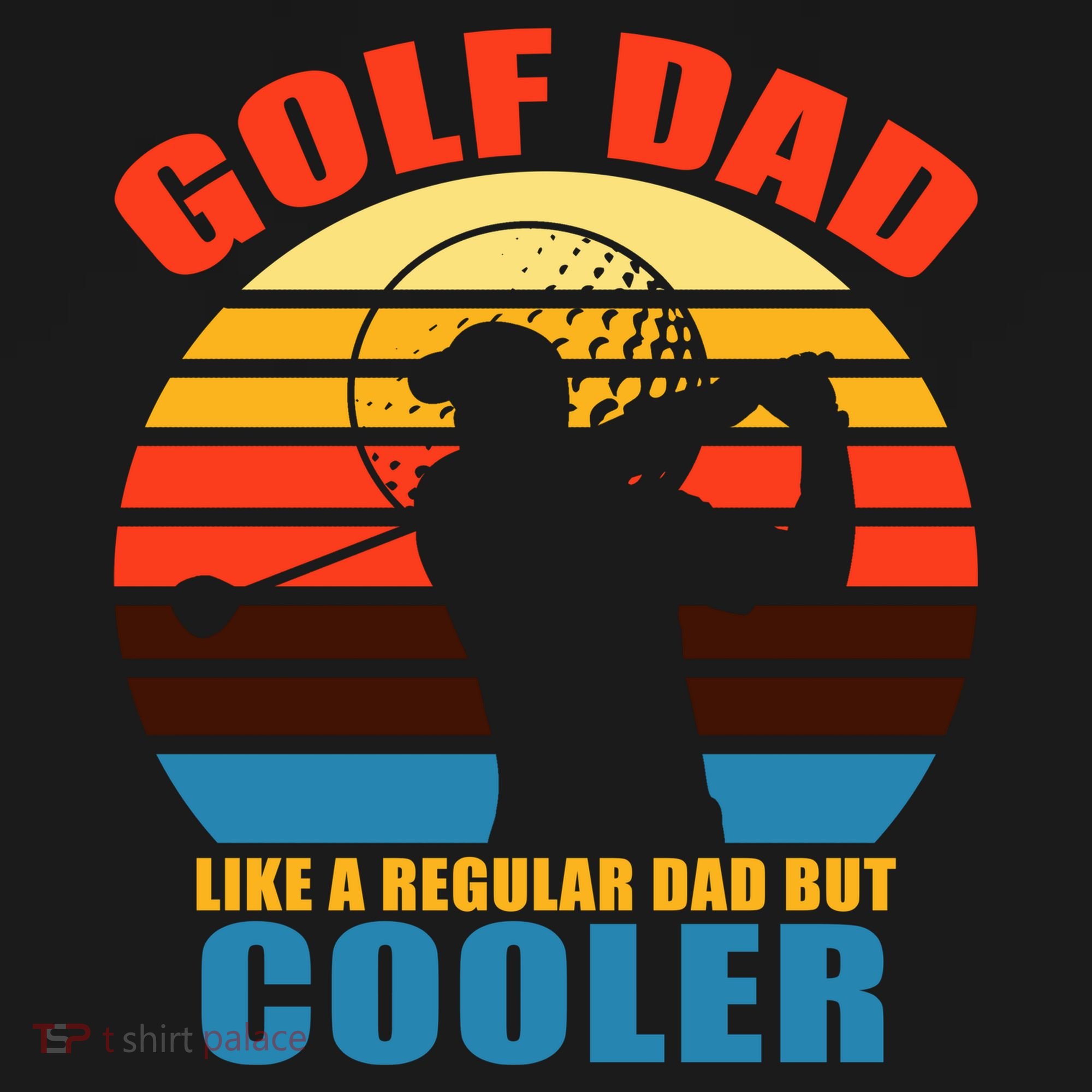 Golf Dad Like A Regular Dad But Cooler Ornament