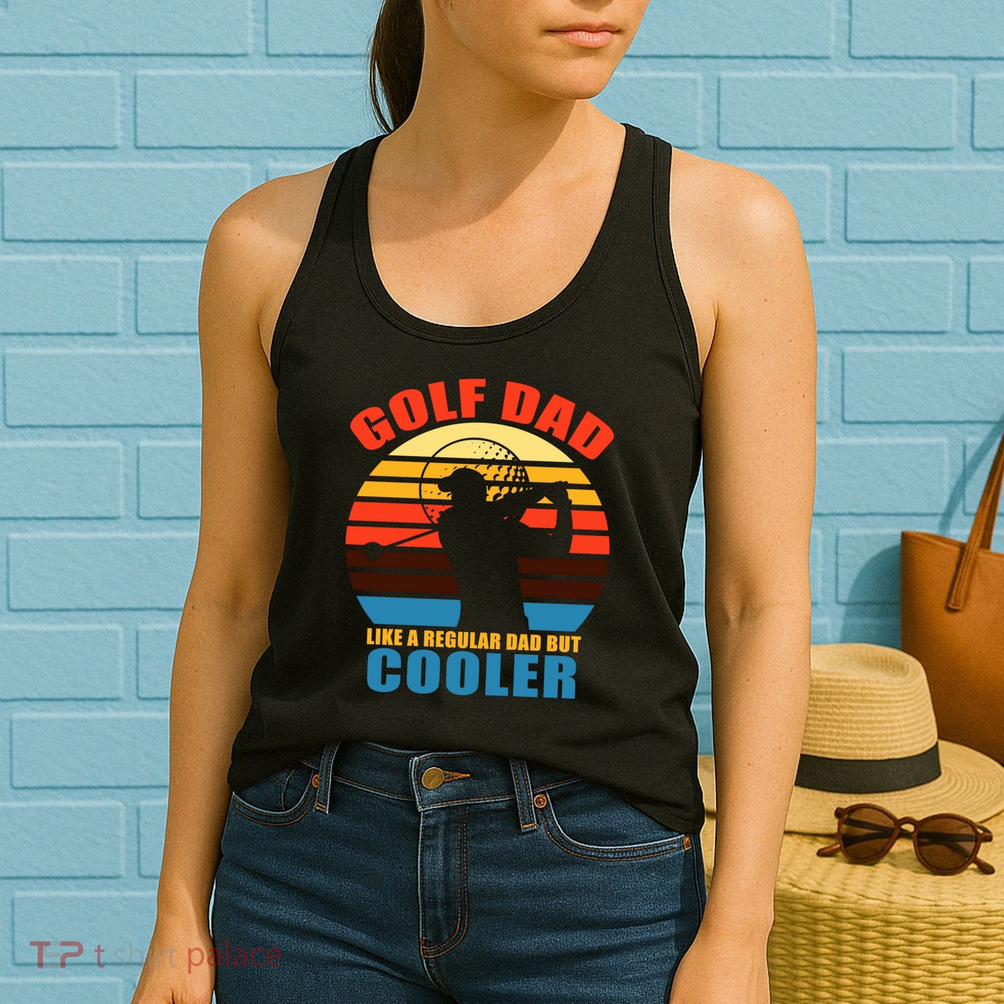 Golf Dad Like A Regular Dad But Cooler Women's Tank Top