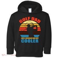 Golf Dad Like A Regular Dad But Cooler Toddler Hoodie thumb 0