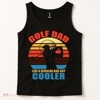 Golf Dad Like A Regular Dad But Cooler Tank Top thumb 2