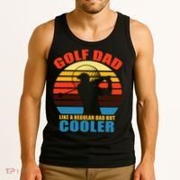 Golf Dad Like A Regular Dad But Cooler Tank Top thumb 3