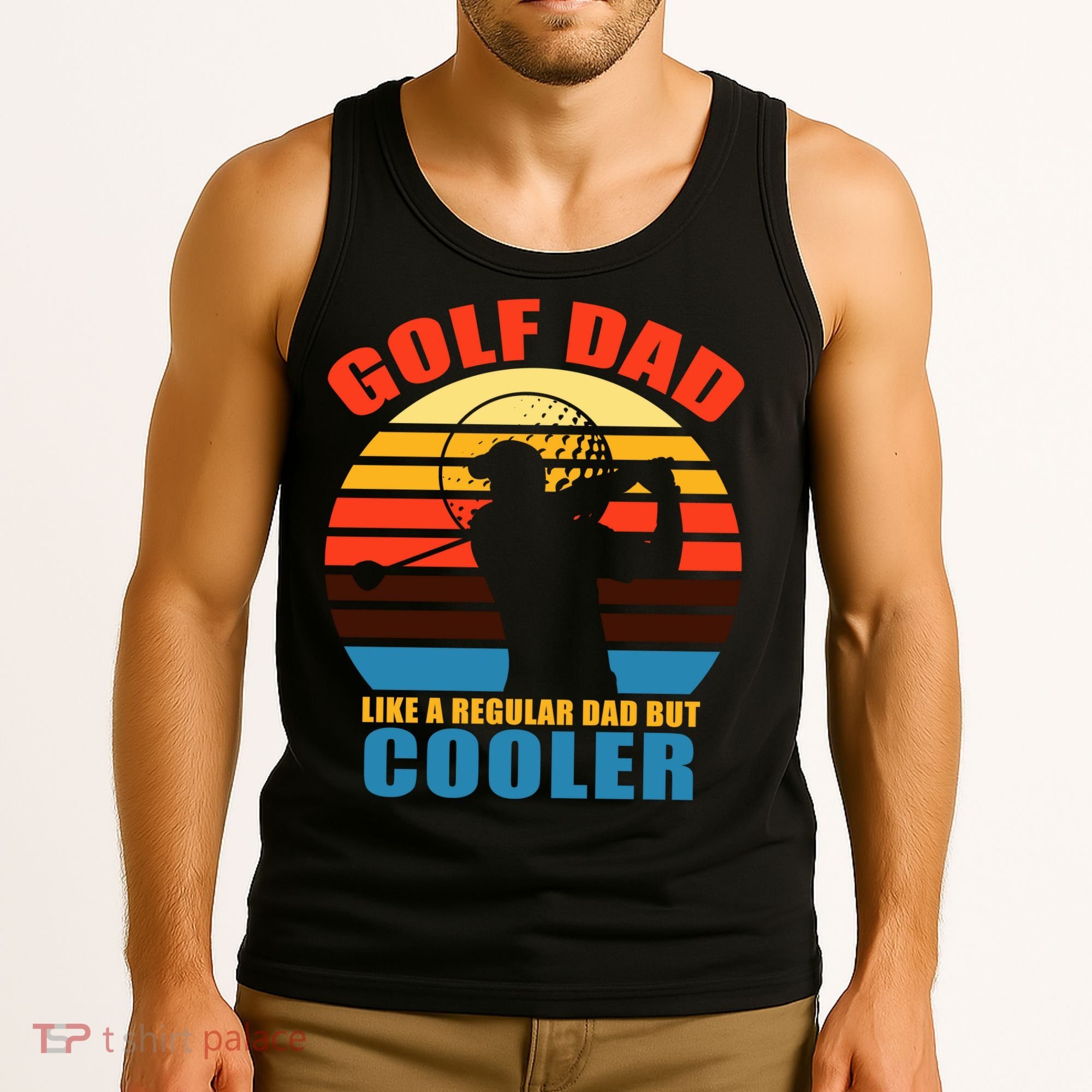 Golf Dad Like A Regular Dad But Cooler Tank Top