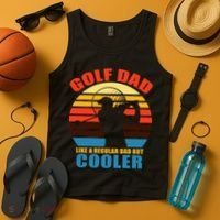 Golf Dad Like A Regular Dad But Cooler Tank Top thumb 4