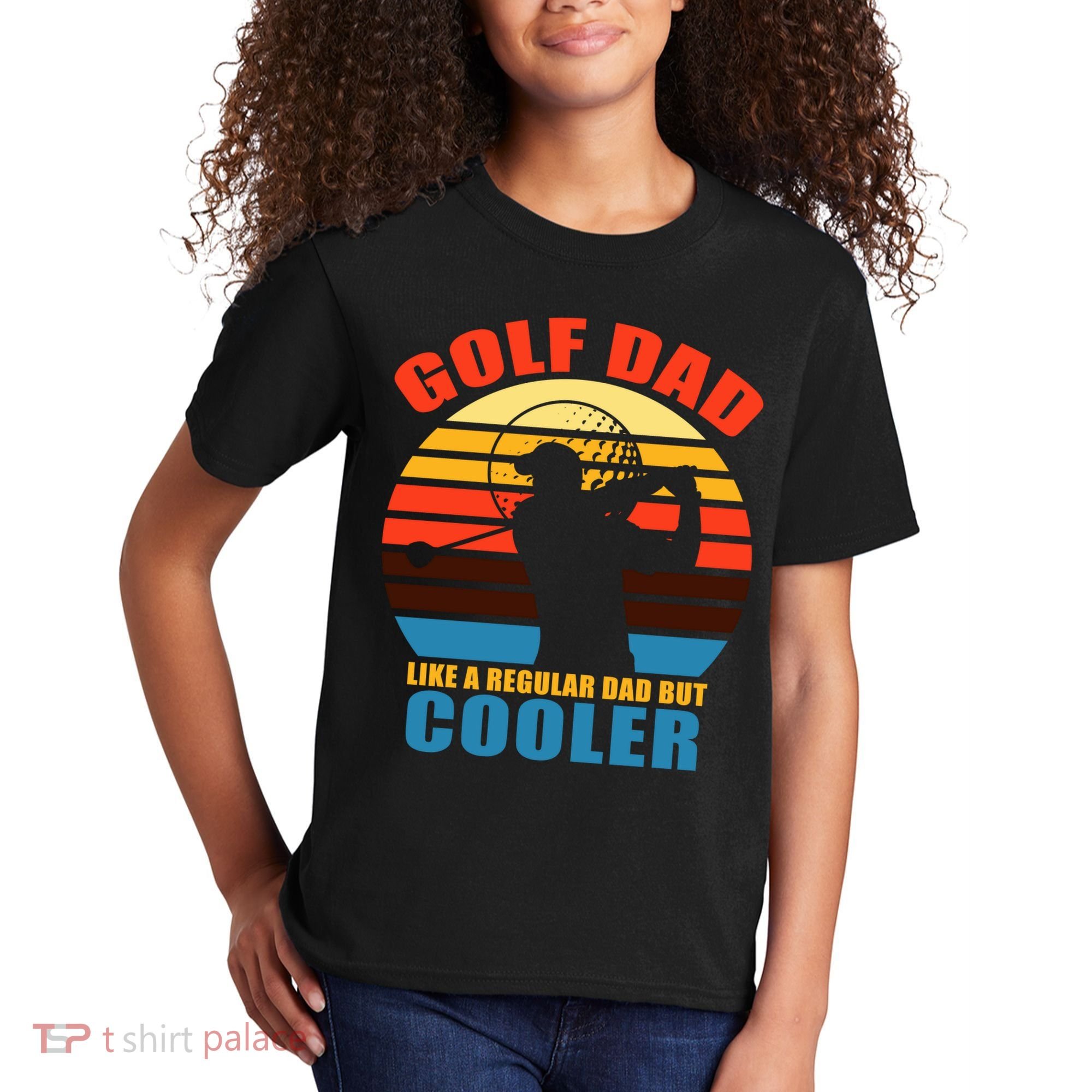Golf Dad Like A Regular Dad But Cooler Kids T-Shirt