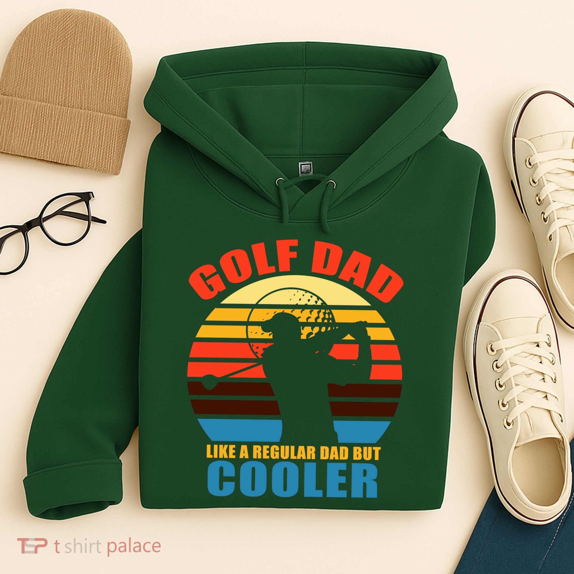 Golf Dad Like A Regular Dad But Cooler Hoodie
