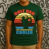 Golf Dad Like A Regular Dad But Cooler T-Shirt thumb 3