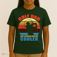 Golf Dad Like A Regular Dad But Cooler T-Shirt thumb 4