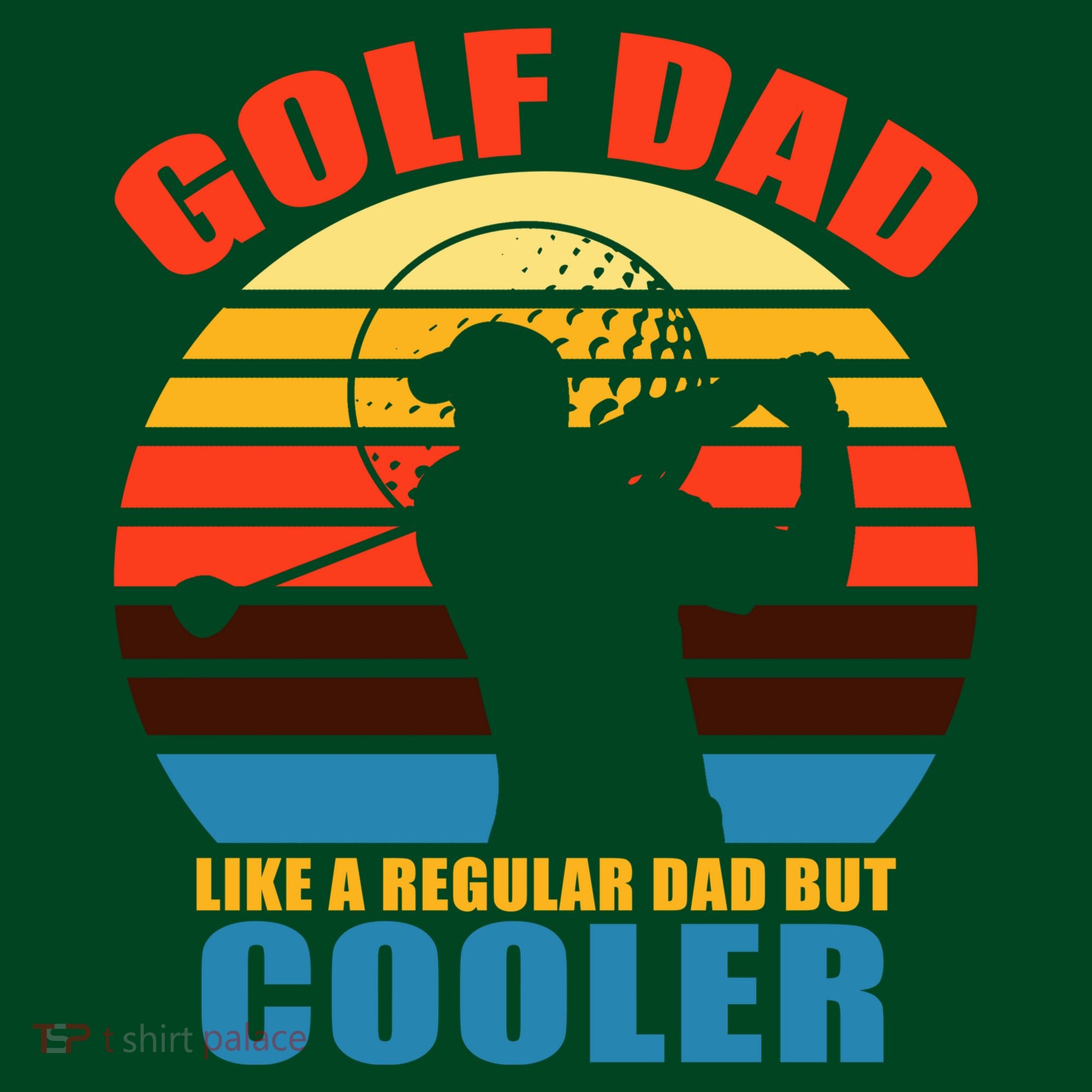 Golf Dad Like A Regular Dad But Cooler Button