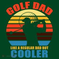 Golf Dad Like A Regular Dad But Cooler Visor thumb 3