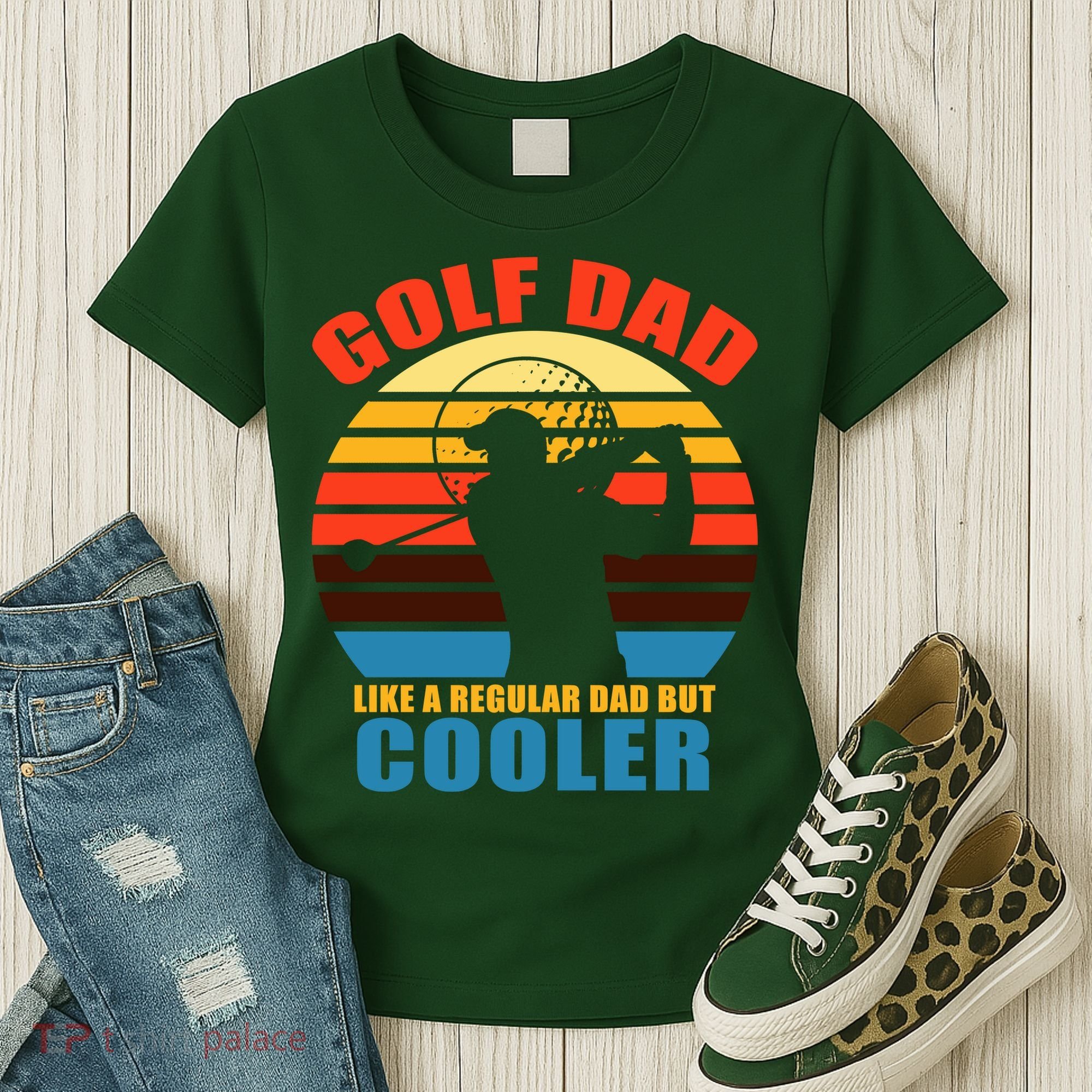 Golf Dad Like A Regular Dad But Cooler Women's T-Shirt