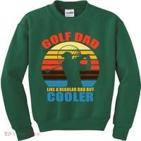 Golf Dad Like A Regular Dad But Cooler Kids Sweatshirt thumb 0