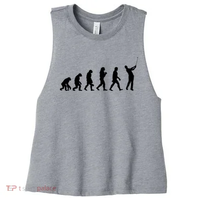 Golf Evolution Women's Racerback Cropped Tank