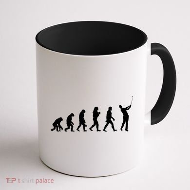 Golf Evolution Coffee Mug back