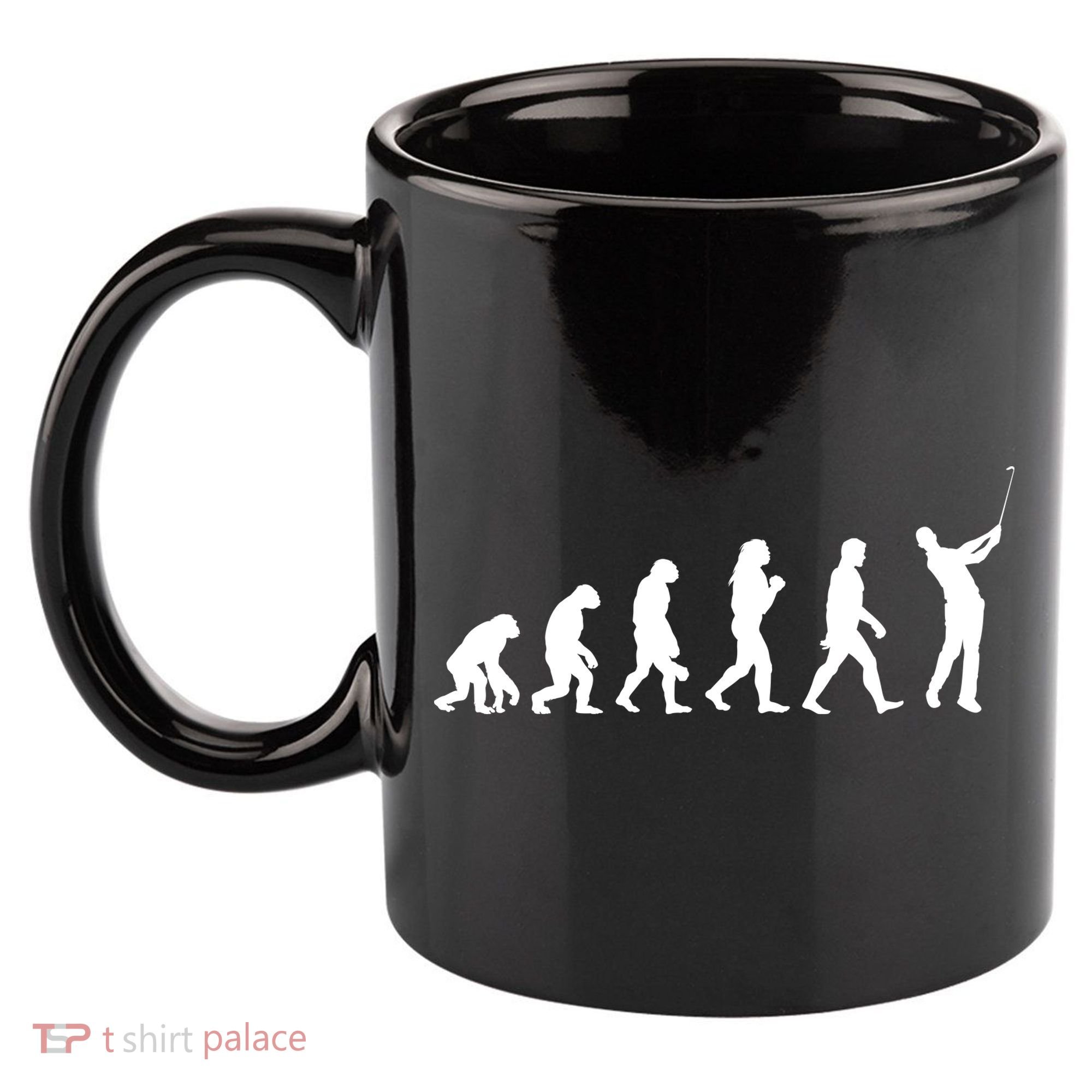 Golf Evolution 11oz C Handle Ceramic Mug