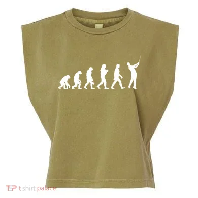 Golf Evolution Garment-Dyed Women's Muscle Tee