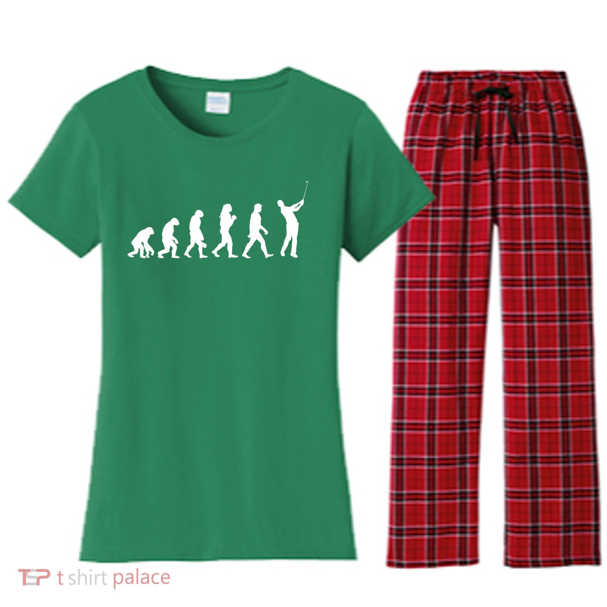 Golf Evolution Women's Flannel Pajama Set