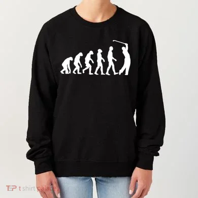 Golf Evolution Funny Golfer Women's Sweatshirt