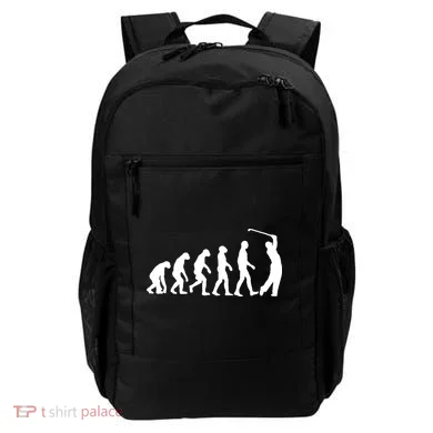 Golf Evolution Funny Golfer Backpack