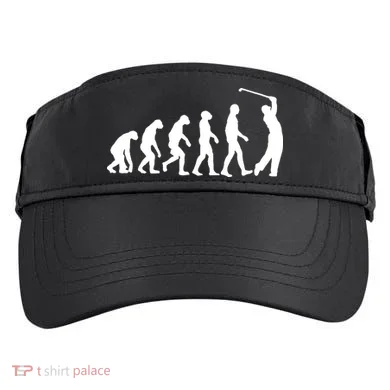 Golf Evolution Funny Golfer Adult Drive Performance Visor