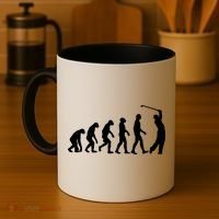 Golf Evolution Funny Golfer Coffee Mug thumb 4