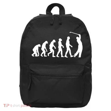 Golf Evolution Funny Golfer 16 in Basic Backpack