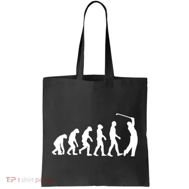 Golf Evolution Funny Golfer Tote Bag
