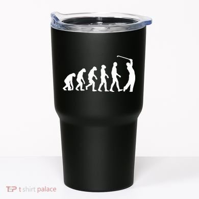 Golf Evolution Funny Golfer Tumbler