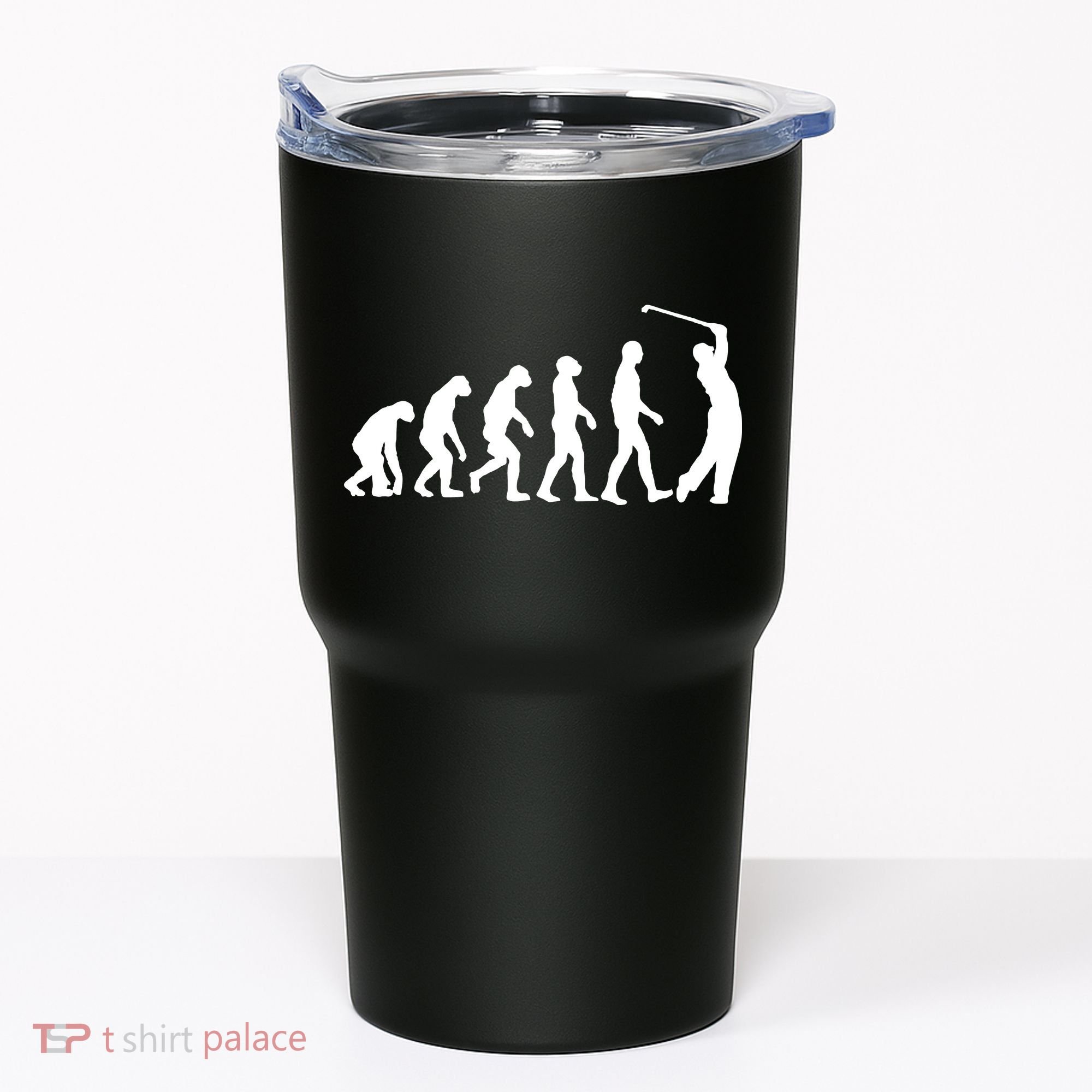 Golf Evolution Funny Golfer Tumbler