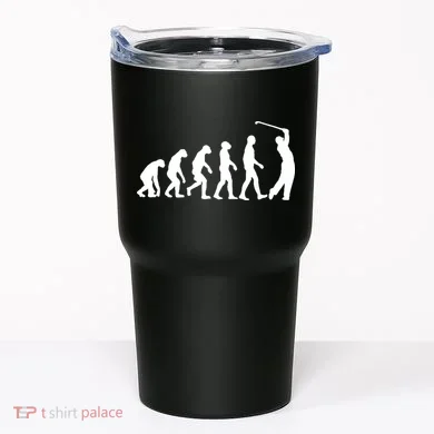 Golf Evolution Funny Golfer Tumbler