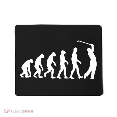 Golf Evolution Funny Golfer Mousepad