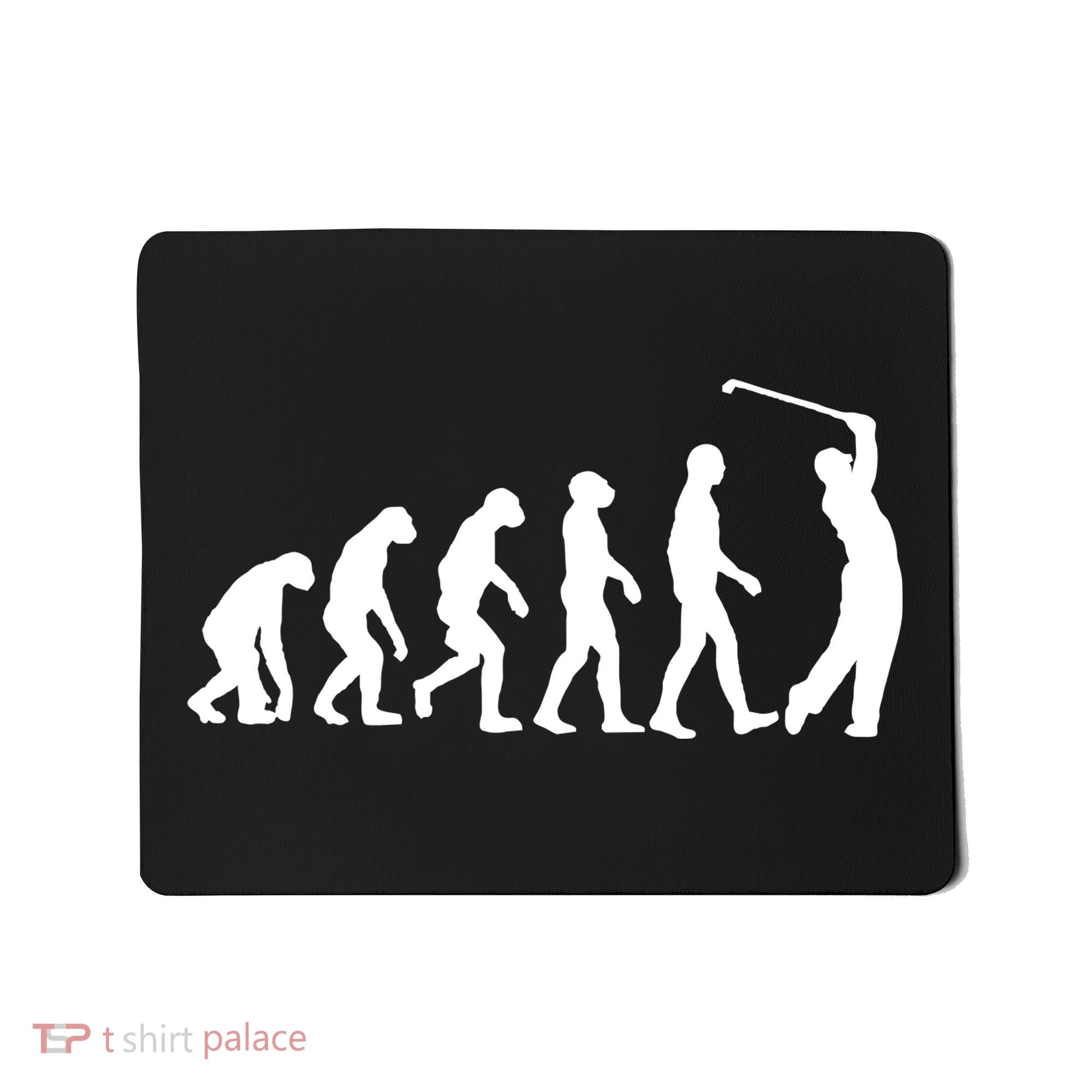 Golf Evolution Funny Golfer Mousepad