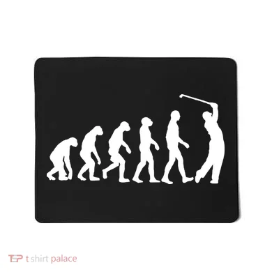Golf Evolution Funny Golfer Mousepad