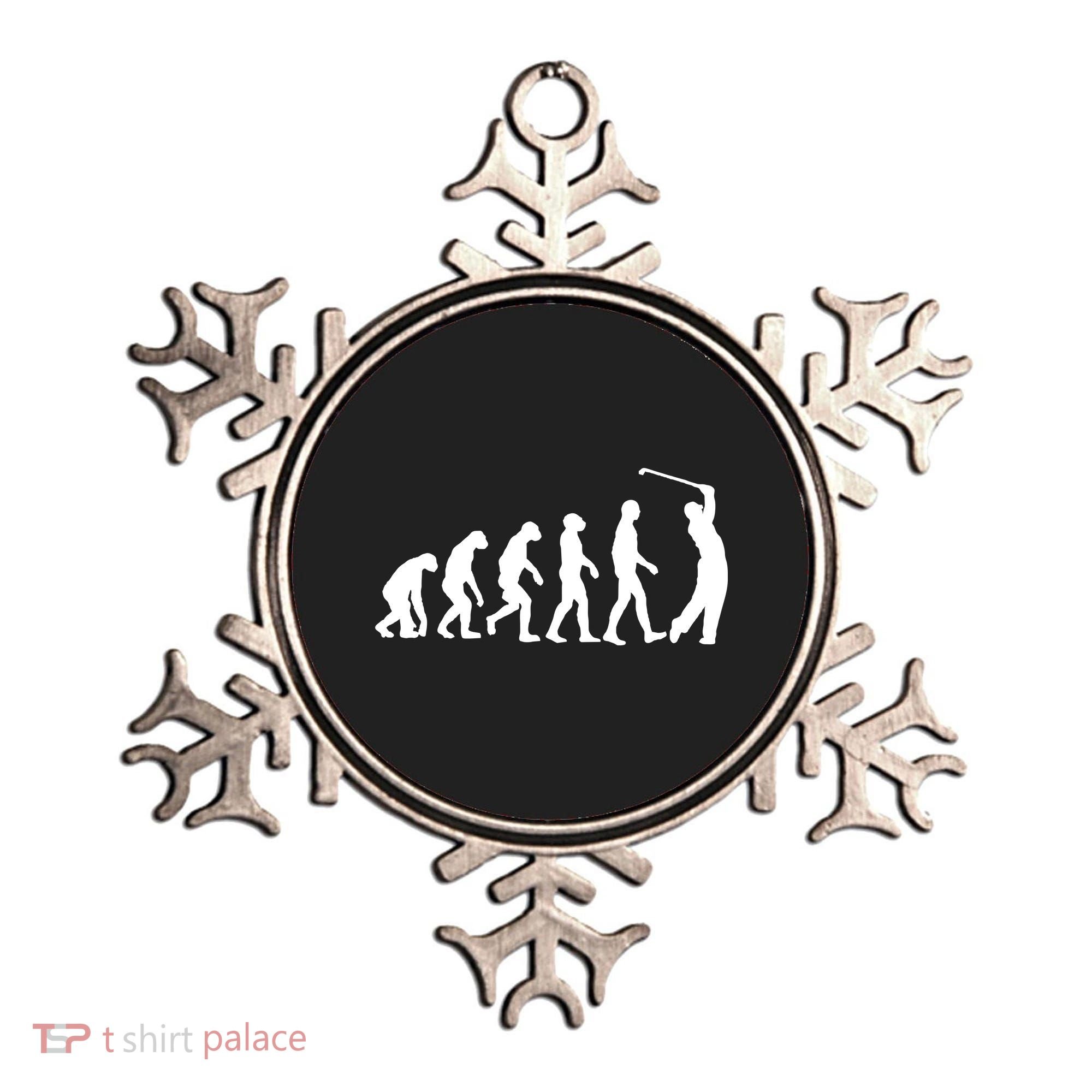 Golf Evolution Funny Golfer Ornament