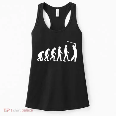 Golf Evolution Funny Golfer Women's Tank Top