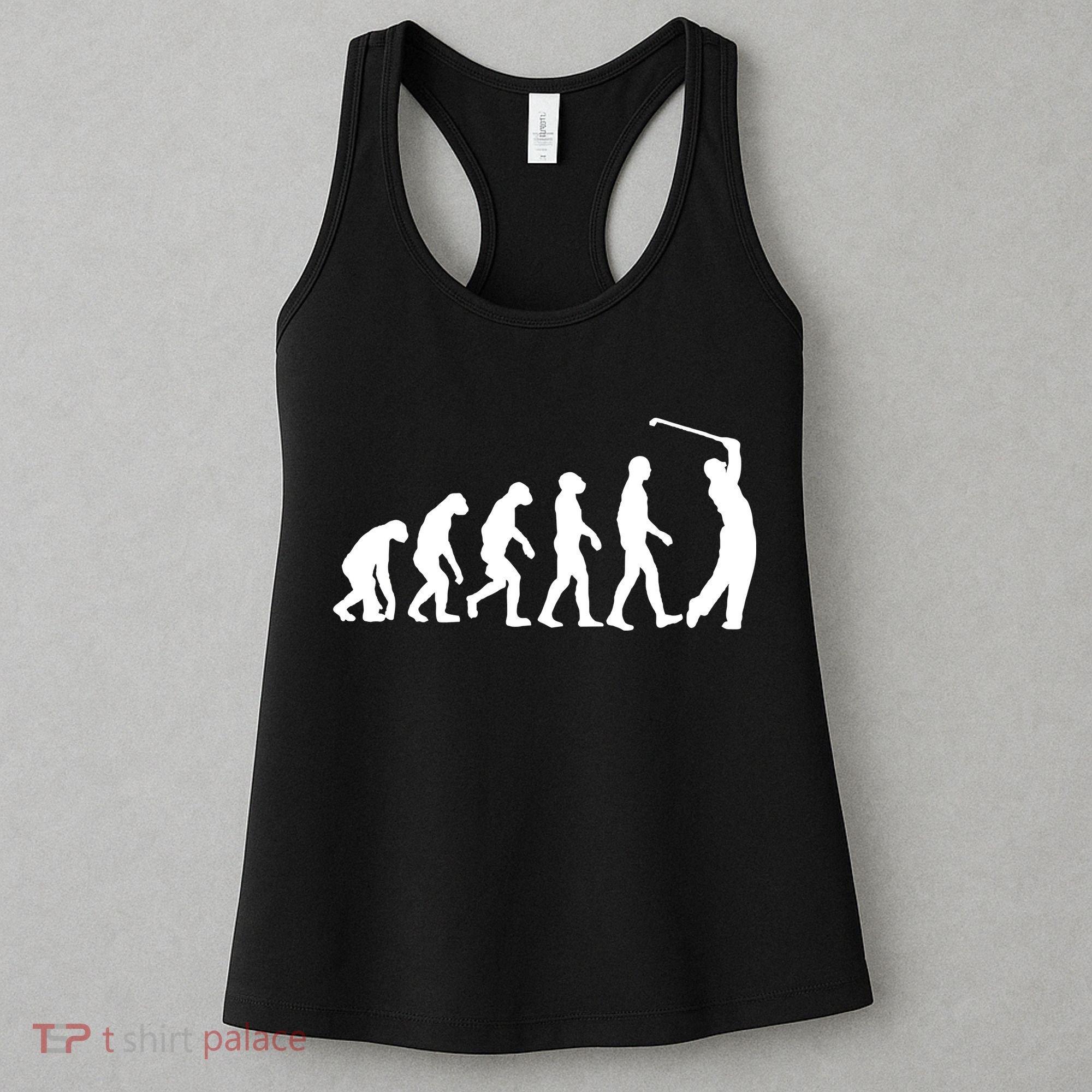 Golf Evolution Funny Golfer Women's Tank Top