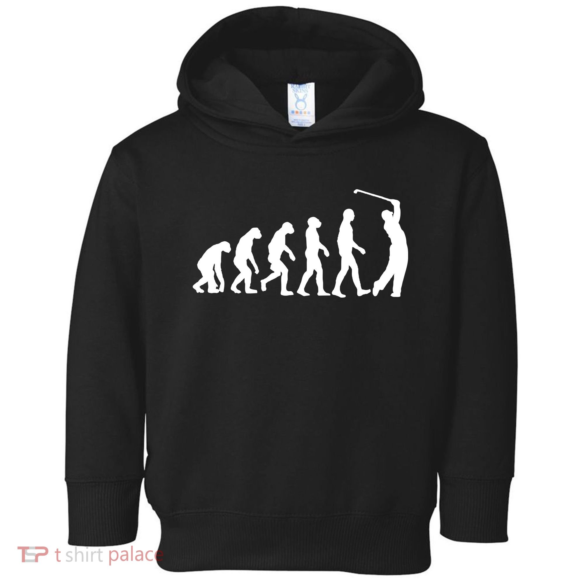 Golf Evolution Funny Golfer Toddler Hoodie