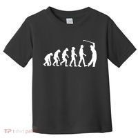 Golf Evolution Funny Golfer Toddler T-Shirt thumb 0