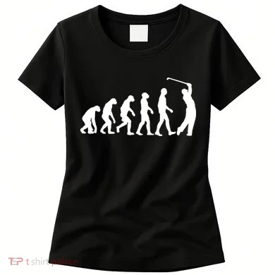 Golf Evolution Funny Golfer Women's T-Shirt