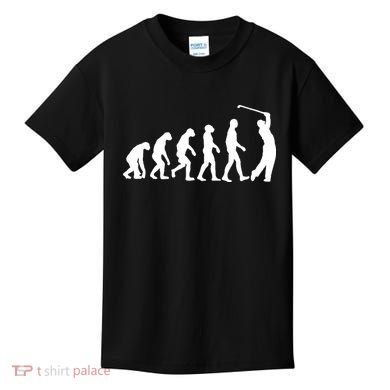 Golf Evolution Funny Golfer Kids T-Shirt