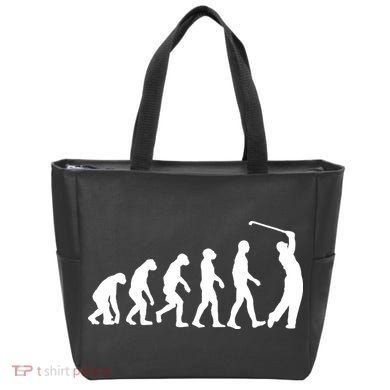 Golf Evolution Funny Golfer Tote Bag
