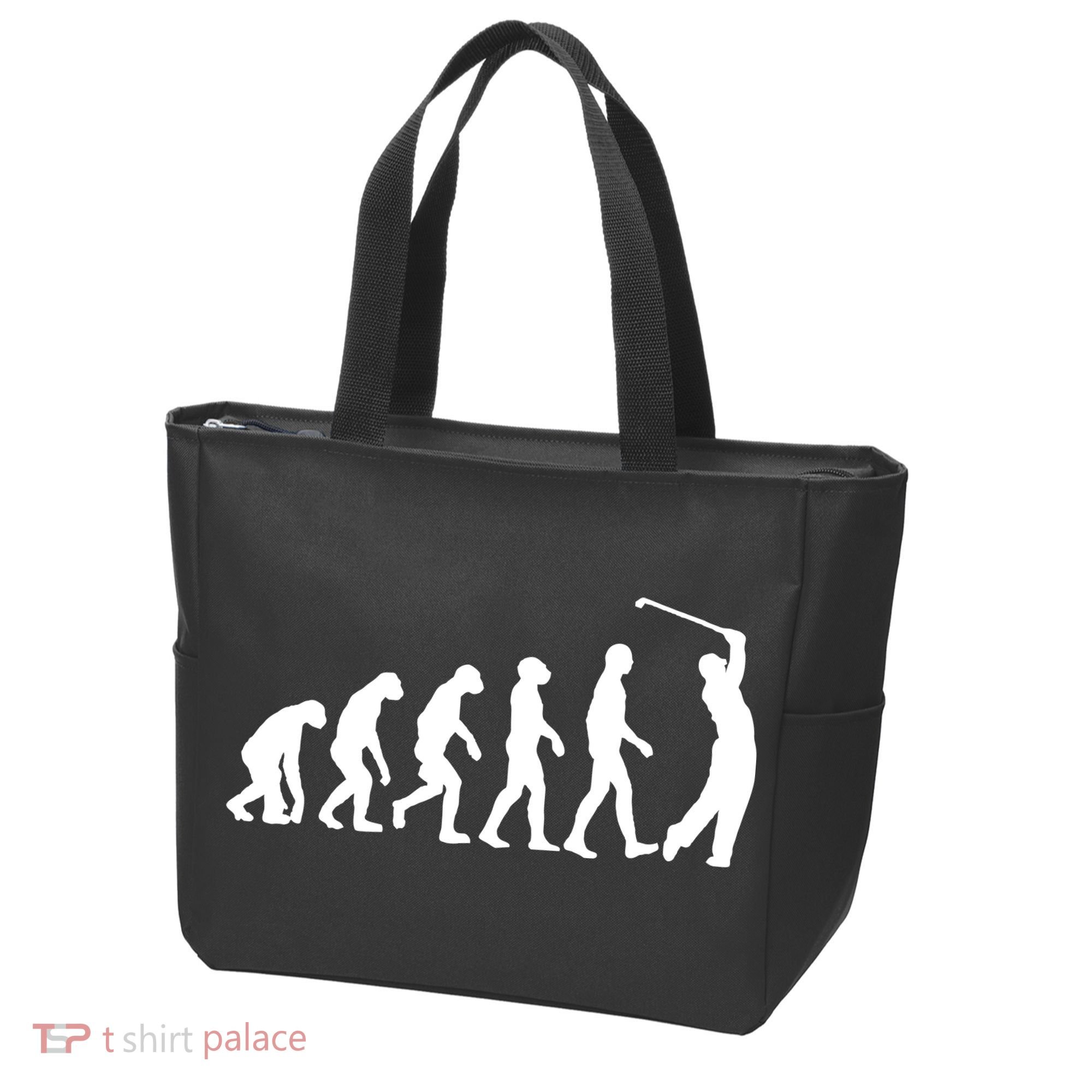 Golf Evolution Funny Golfer Tote Bag