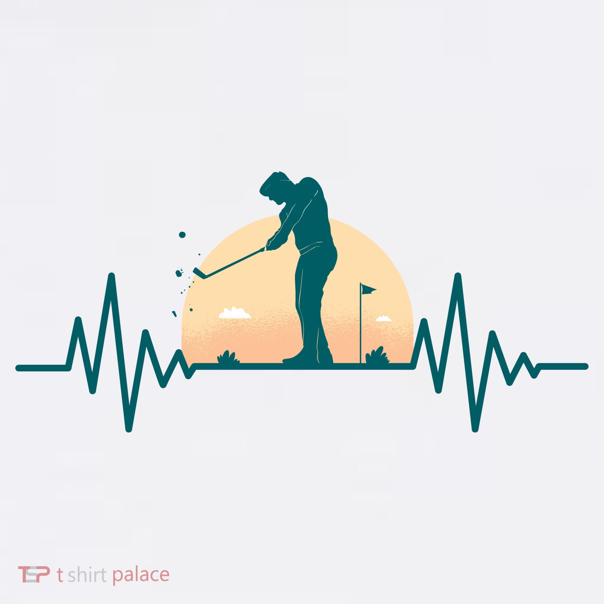 Golf Hearbeat Apron