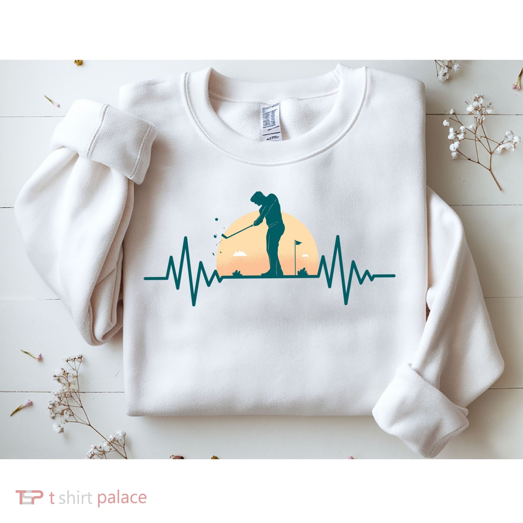 Golf Hearbeat Sweatshirt