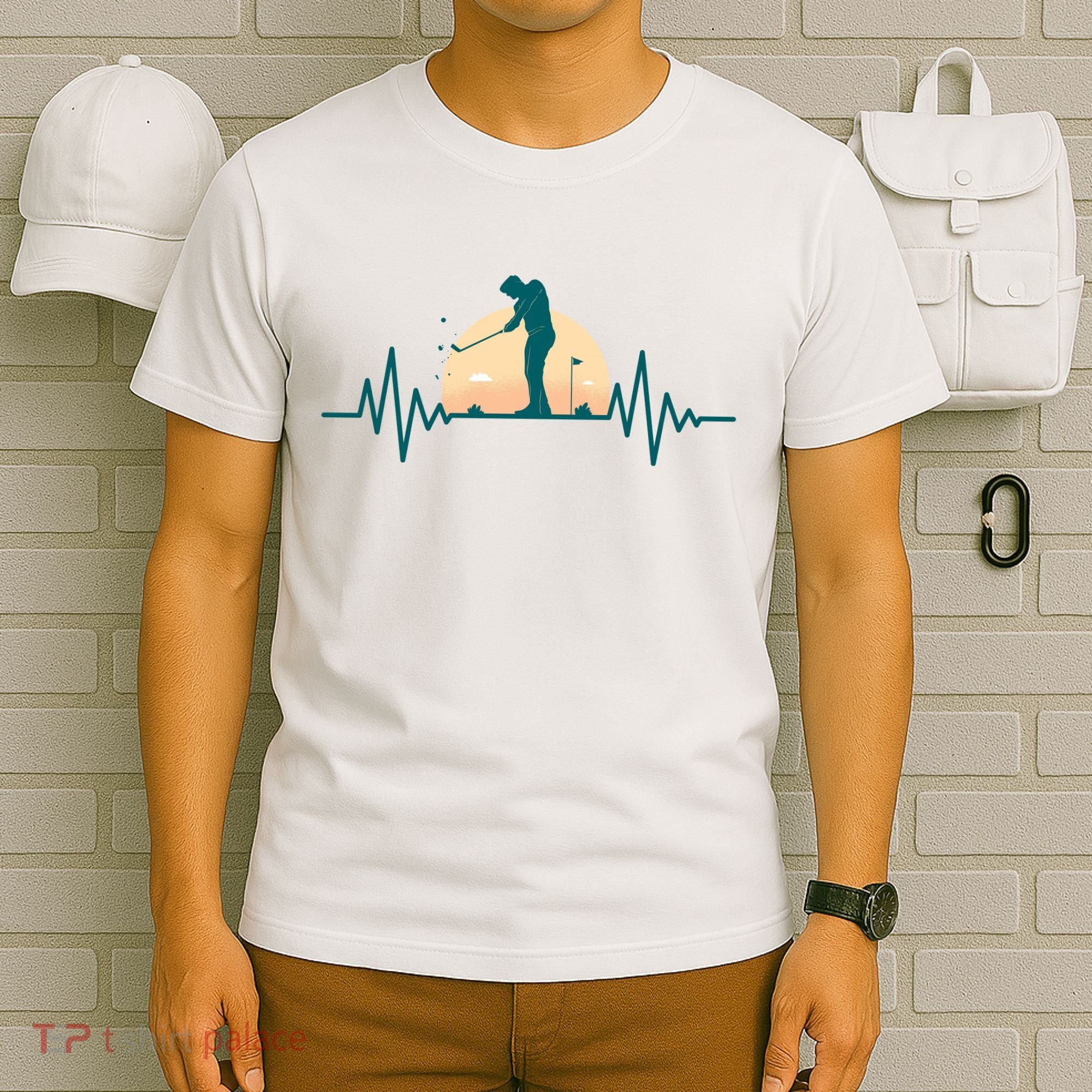Golf Hearbeat T-Shirt